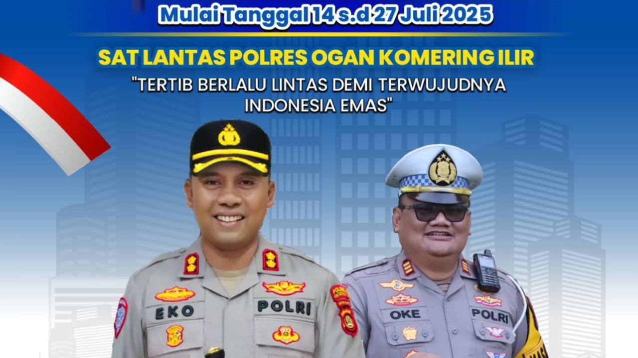 Mulai Besok, Satlantas Polres OKI Akan Menggelar Operasi Patuh Musi 2025