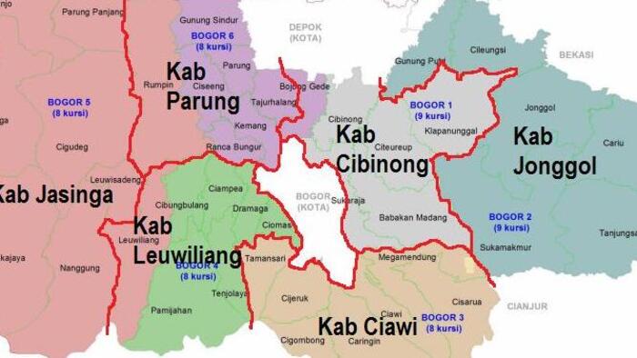 Pemekaran ‘Kota Hujan’ Bogor Provinsi Jawa Barat, Satu Kabupaten Induk Akan Berubah dengan Nama Ini..