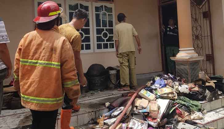 Rumah Sekdin Kominfo Prabumulih Hangus Dilalap ‘Si Jago Merah’, Ini Konologisnya