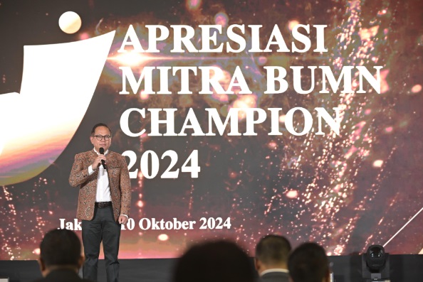 PLN Raih Peringkat Pertama Nasional pada Penghargaan Mitra BUMN Champion 2024