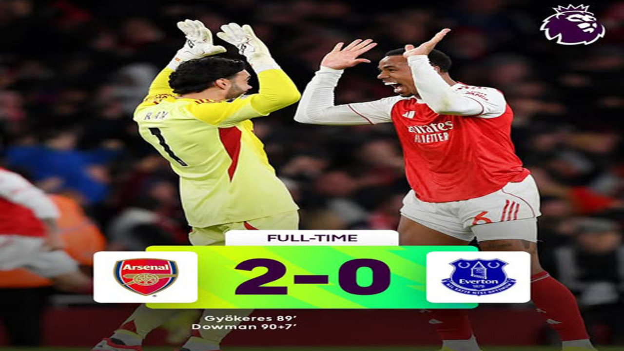 Hasil Liga Premier Inggris: Arsenal Bungkam Everton 2-0, Gelar Liga Makin Dekat.