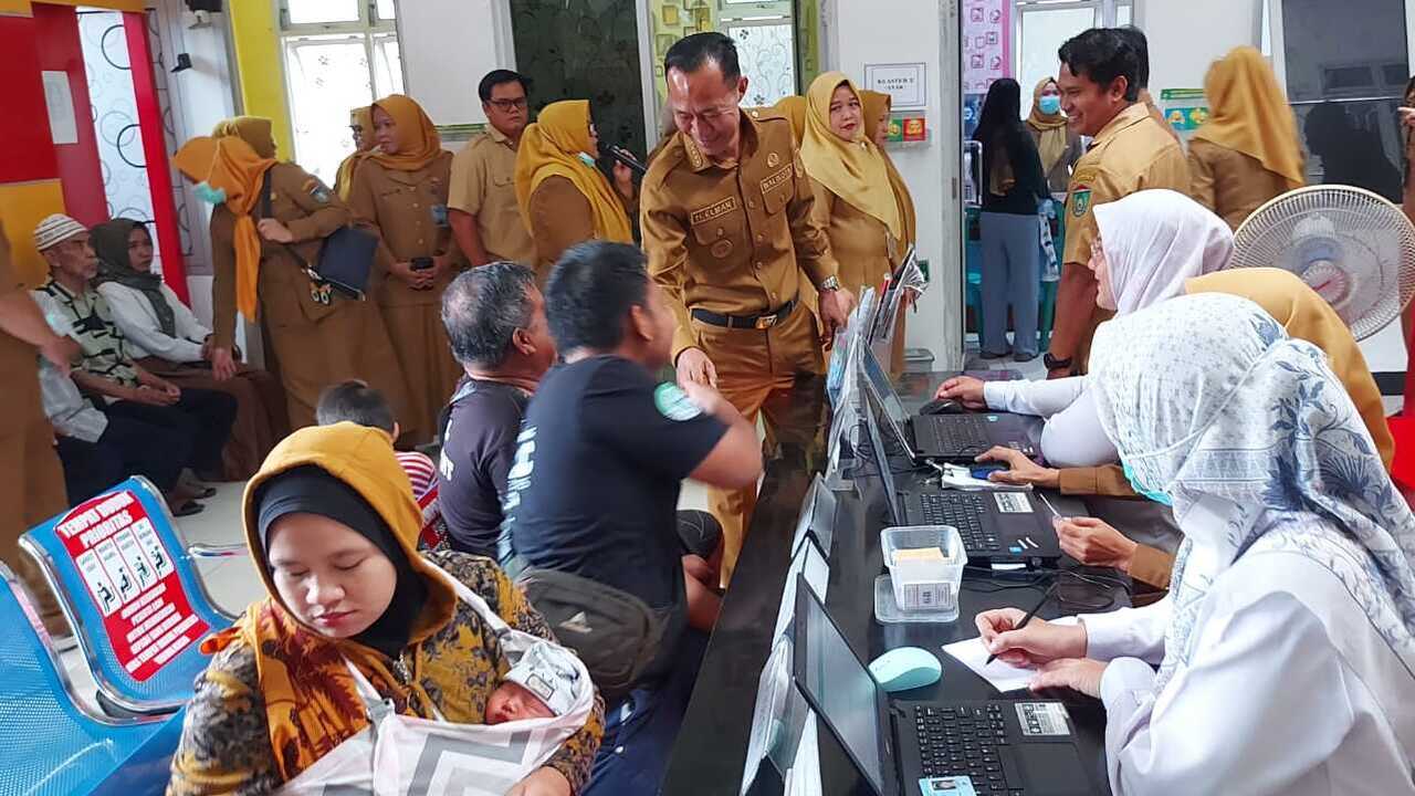 Tinjau Pelaksananaan Program CKG, Pj Wako Prabumulih: Ada 9 Puskesmas yang Siap Melayani   