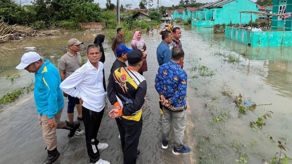 Sungai Manau di Prabumulih Meluap, Akibatkan 200 KK di 2 Kelurahan/Desa Terdampak