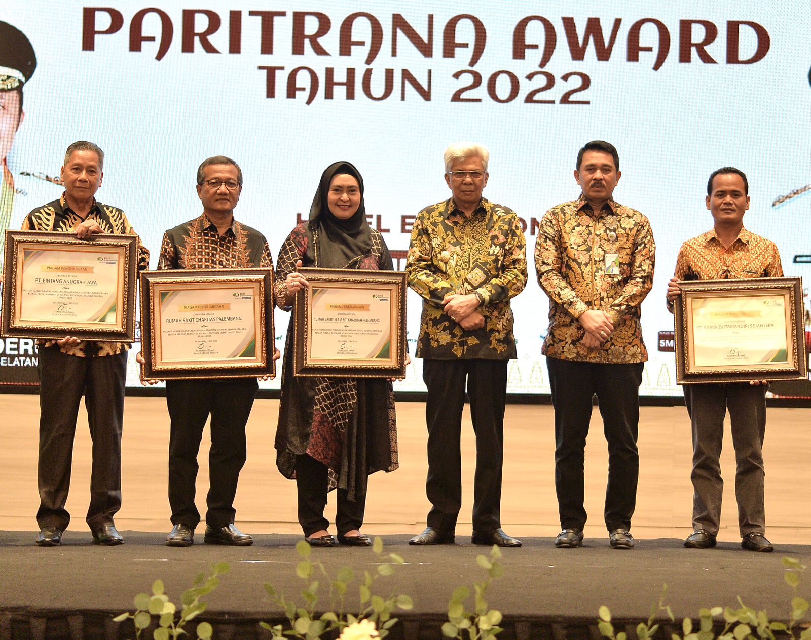 BPJS Ketenagakerjaan dan Pemprov Sumsel Gelar Paritrana Award 2022