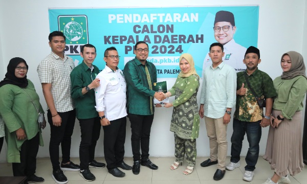 Bakal Calon Wawako Palembang, drg Asti Rosmala Dewi Kembalikan Formulir ke PKB