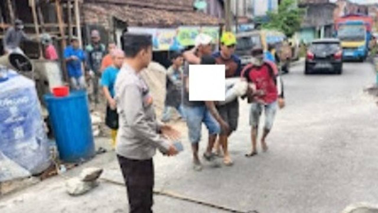 Tersengat Listrik, Buruh Bangunan di OKU Alami Luka Bakar Serius