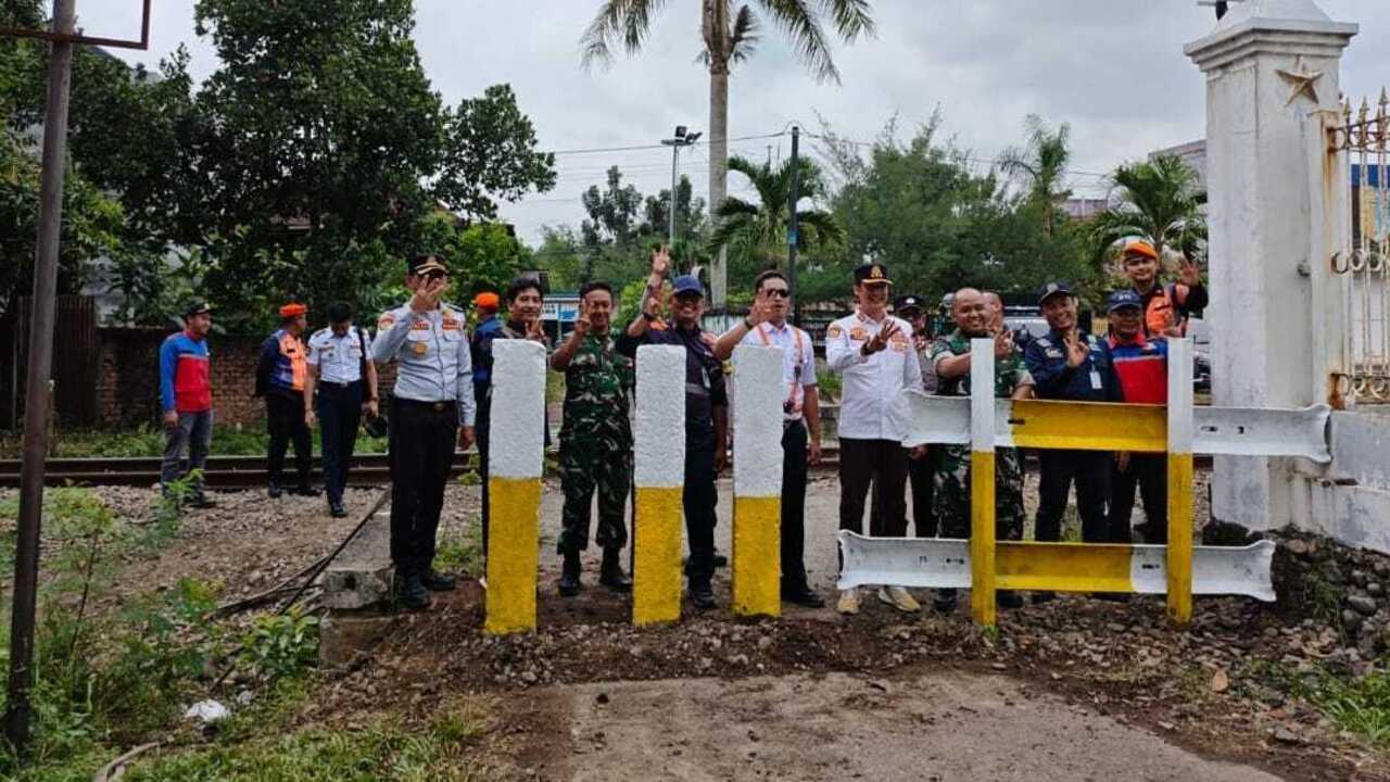 Optimalkan Keselamatan, KAI Divre III Palembang Tutup 20 Perlintasan Liar
