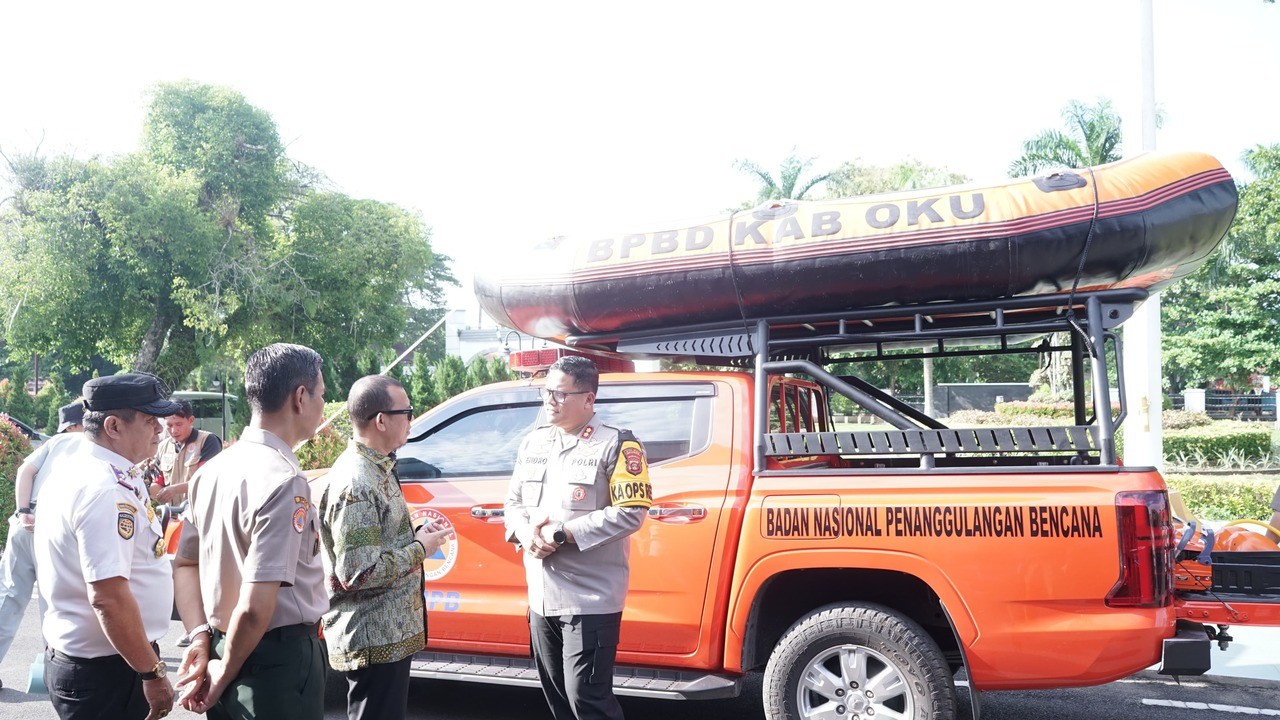 BNPB Beri Bantuan Mobil Rescue Untuk BPBD OKU
