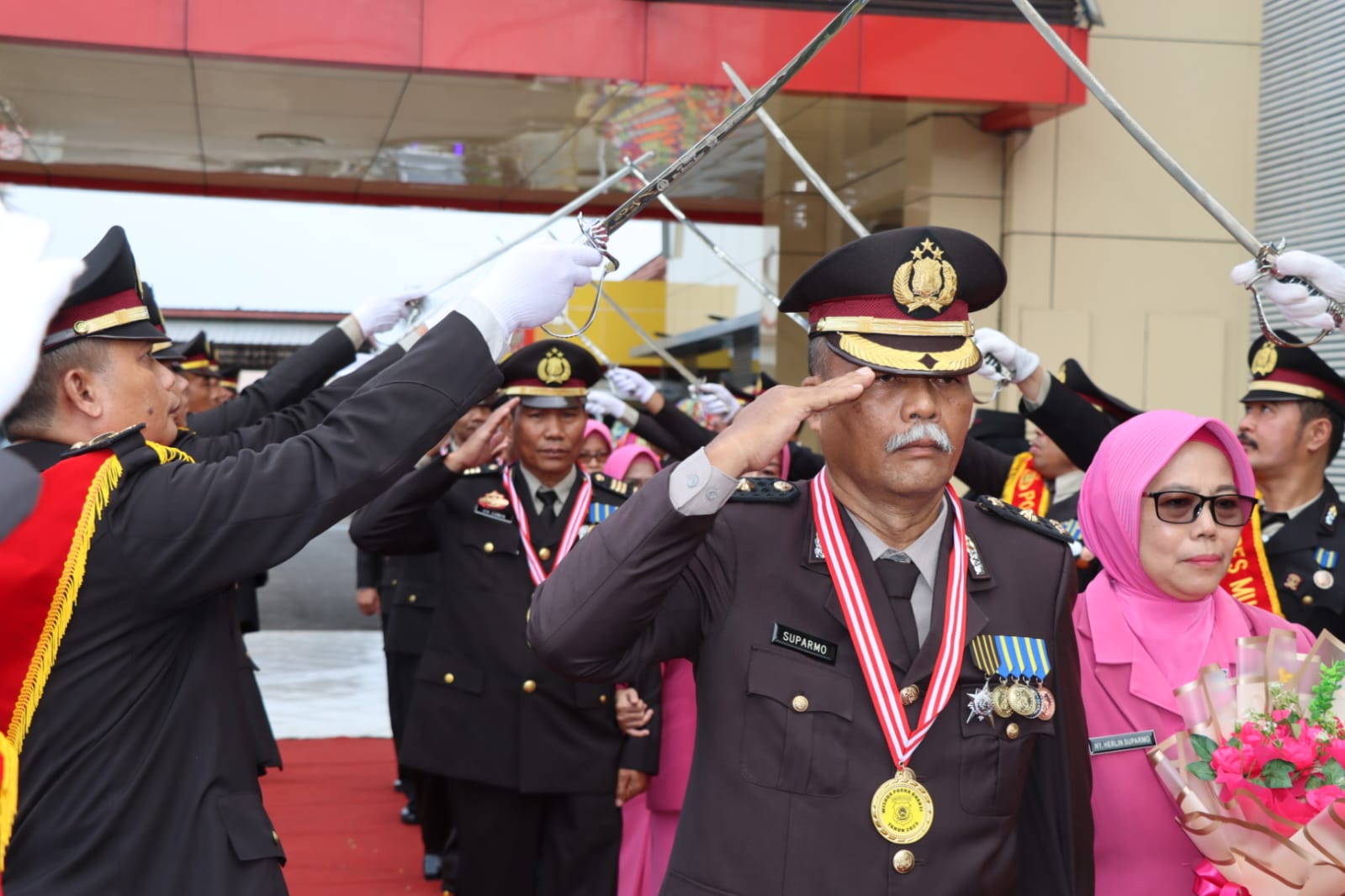 Polres Muba Lepas Purna Bhakti 2023, Berikut Namanya