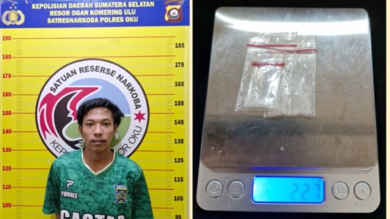 Simpan Sabu Dalam Kotak Rokok, Remaja di OKU Ditangkap Polisi