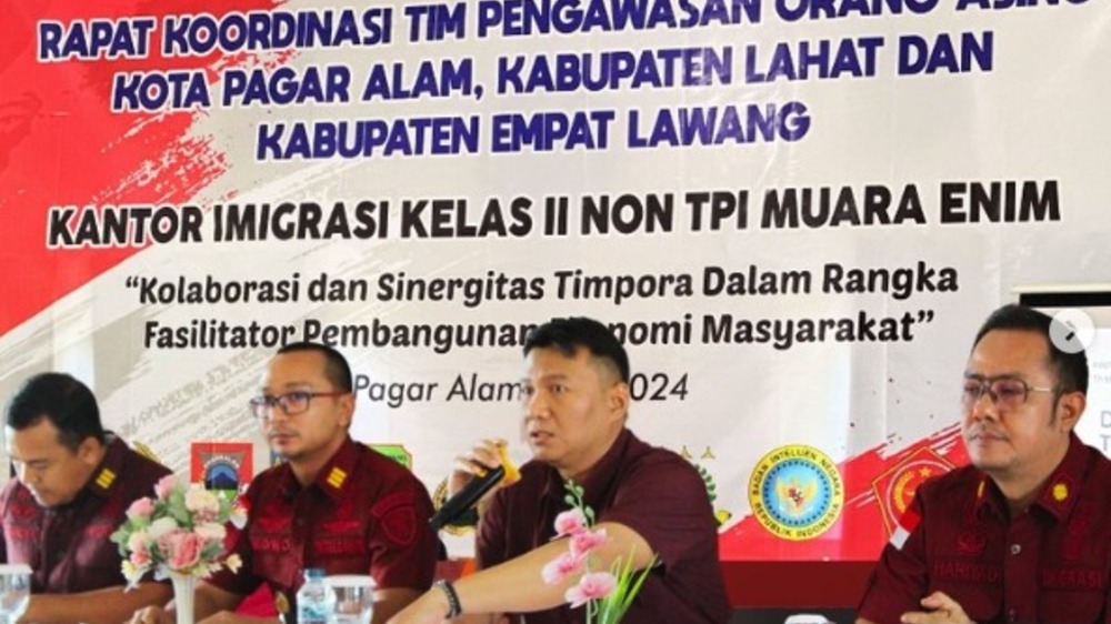 Kemenkumham Sumsel Tingkatkan Pengawasan WNA di Tiga Kabupaten/Kota