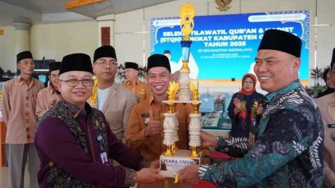 Penutupan Seleksi Tilawatil Qur'an dan Hadist Ke-XXVIII Ogan Ilir: Kecamatan Indralaya Raih Juara Umum