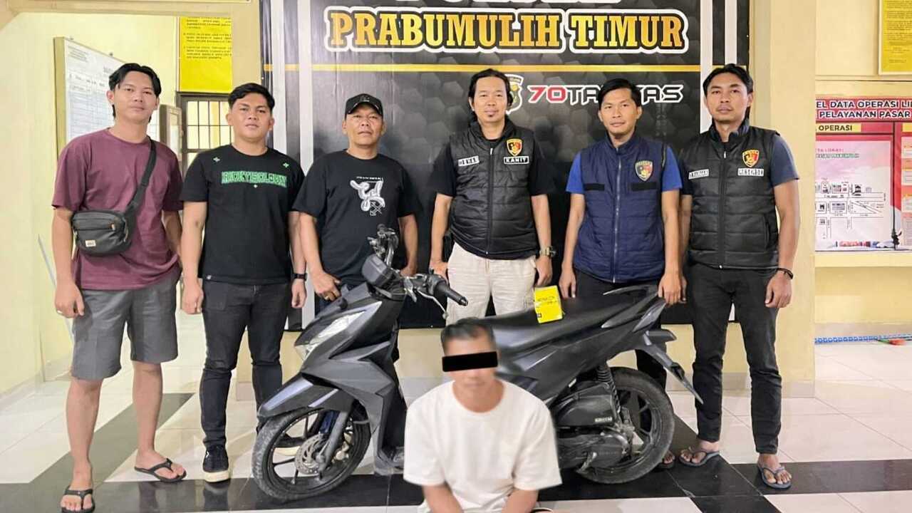 Ditangkap Karena Kasus Curat, Seorang Buruh di Prabumulih Ternyata Terlibat Kasus Curanmor dan Residivis