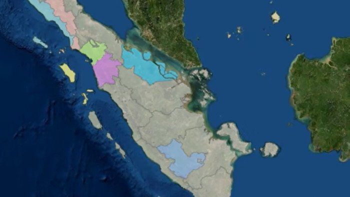 Provinsi Baru Sumatera Tengah, Bergabung 7 Kabupaten  dari 3 Provinsi 