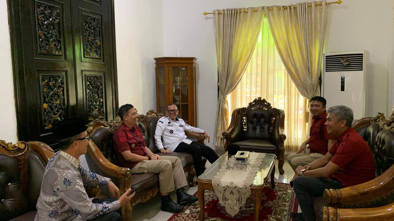 Perkuat Sinergitas dan Jalin Silaturahmi, Kepala Rutan Kelas IIB Baturaja Kunjungi Bupati OKU