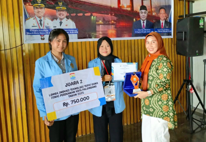 Inovasi Daun Teratai Sabet Juara 2 TTG Perikanan Palembang 2025, Jadi Solusi Pengganti Antibiotik