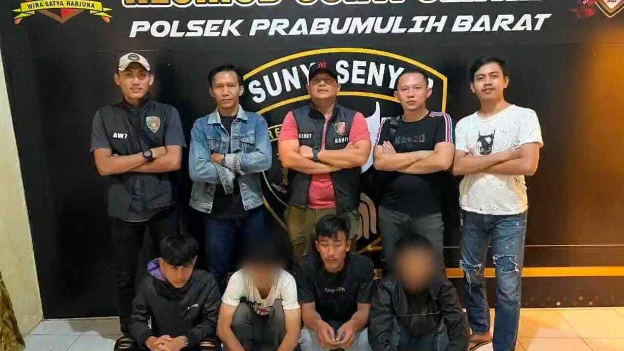 Lakukan Pengeroyokan Terhadap Tukang Ojek, 4 Pemuda Gunung Kemala Ditangkap Tim Sunyi Senyap Polsek Prabumulih