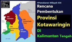 5 Kabupaten Gabung Calon Daerah Otonomi Baru Provinsi Kotawaringin Pemekaran Provinsi Kalimantan Tengah