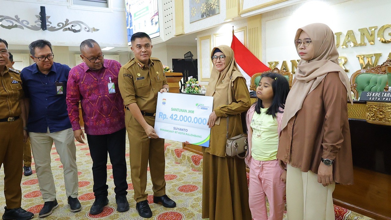 Kejar Target Universal Coverage, Sekda Palembang Kukuhkan 36 Agen Penggerak BPJS Ketenagakerjaan