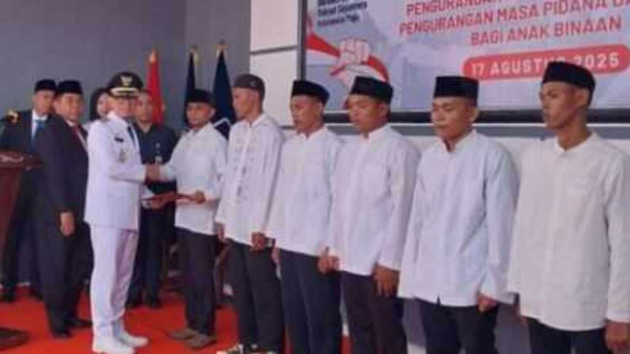 10 Warga Binaan Rutan Baturaja Dapat Remisi Bebas Saat HUT RI