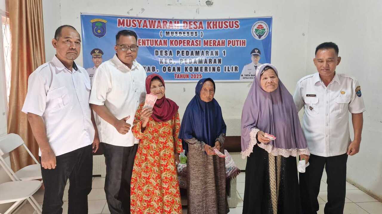 Pemdes Pedamaran 1 Salurkan Bantuan BLT Dana Desa Tahap Satu