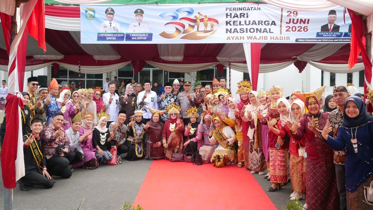 Harganas 2026 di OKU, Wabup Tekankan Pentingnya Peran Ayah dalam Keluarga