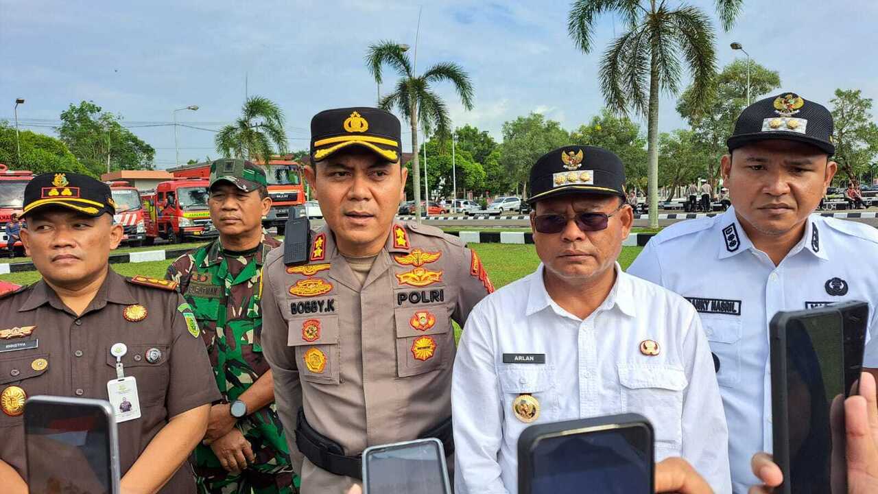 Hadapi Karhutlah Polres Prabumulih Kerahkan 126 Personel, H Arlan: Standby 24 Jam