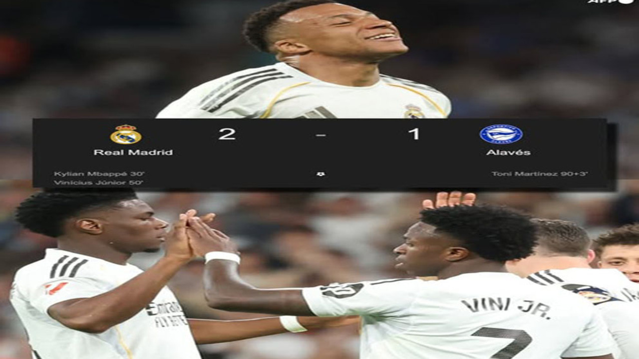 Hasil La Liga: Real Madrid Menang 2-1 atas Alavés, Harapan Juara Masih Hidup.