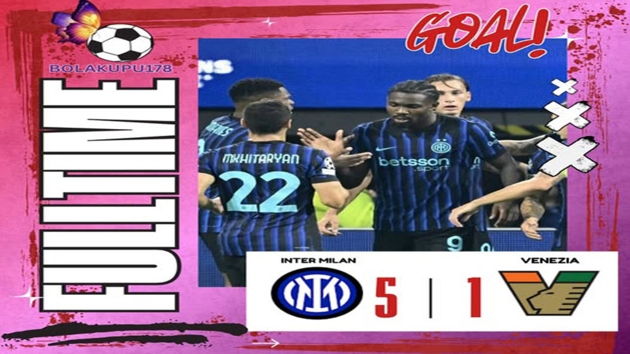 Hasil Coppa Italia: Inter Milan Bungkam Venezia 5-1