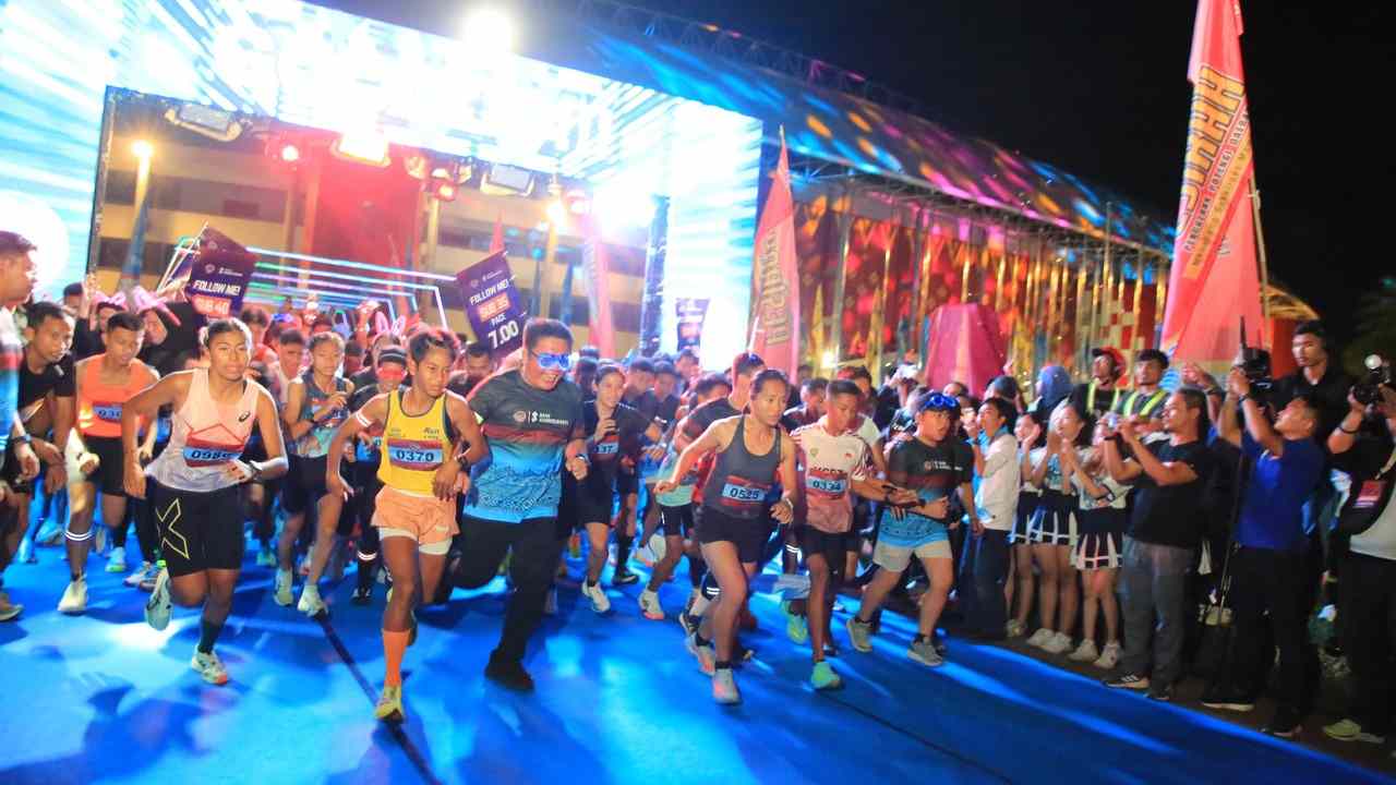 BSB Night Run 2025 Disambut Antusias, Gubernur Herman Deru Dorong Jadi Agenda Tahunan