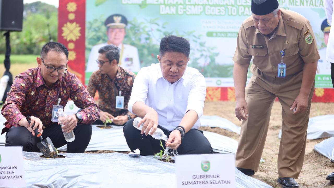 GSMP Goes to Pansos: Herman Deru Dorong Panti Sosial Jadi Sentra Produksi Pangan Mandiri