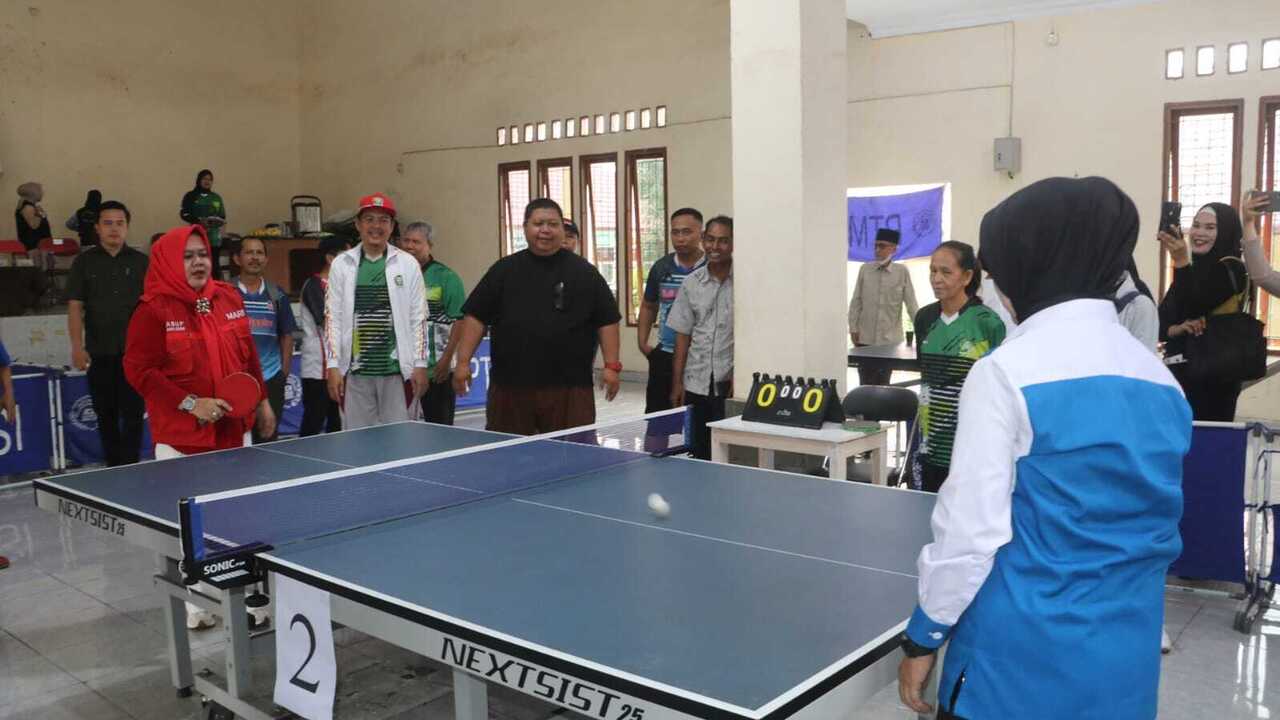 Cari Bibit Atlet, Gelar Turnamen Tenis Meja