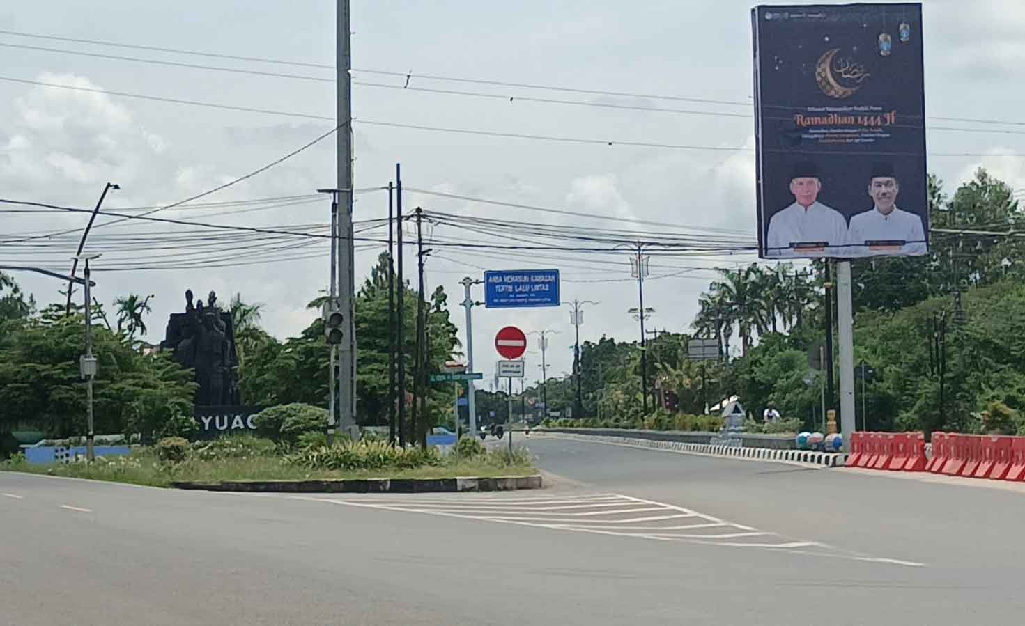 Hari Pertama Puasa, Kota Kayuagung Terlihat Sepi