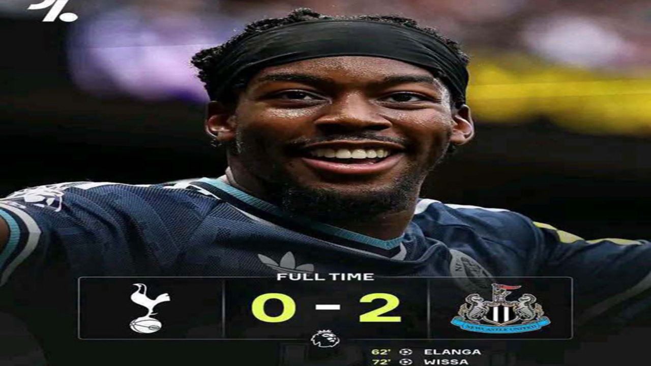 Hasil Liga Premier Inggris: Tottenham 0-2 Newcastle.
