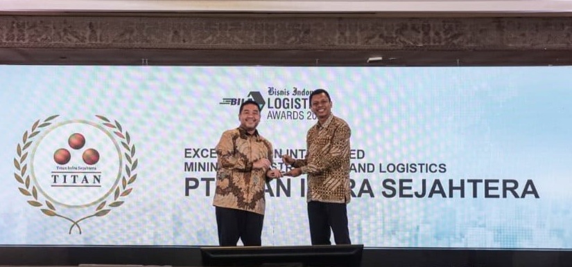 PT Titan Sabet Penghargaan Excellence in Integrated Mining Infrastructure and Logistics di Ajang BILA 2025