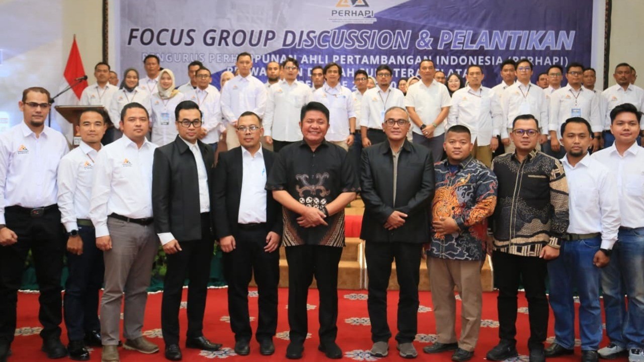 Gubernur Herman Deru Harap Perhapi Sumsel 2025-2029 Berkontribusi Nyata bagi Pembangunan & Tata Kelola tambang