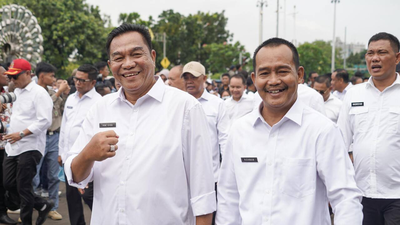 Bupati-Wakil Bupati Muba Terpilih HM Toha SH  dan Rohman Persiapan Dilantik Presiden RI Prabowo Subianto 