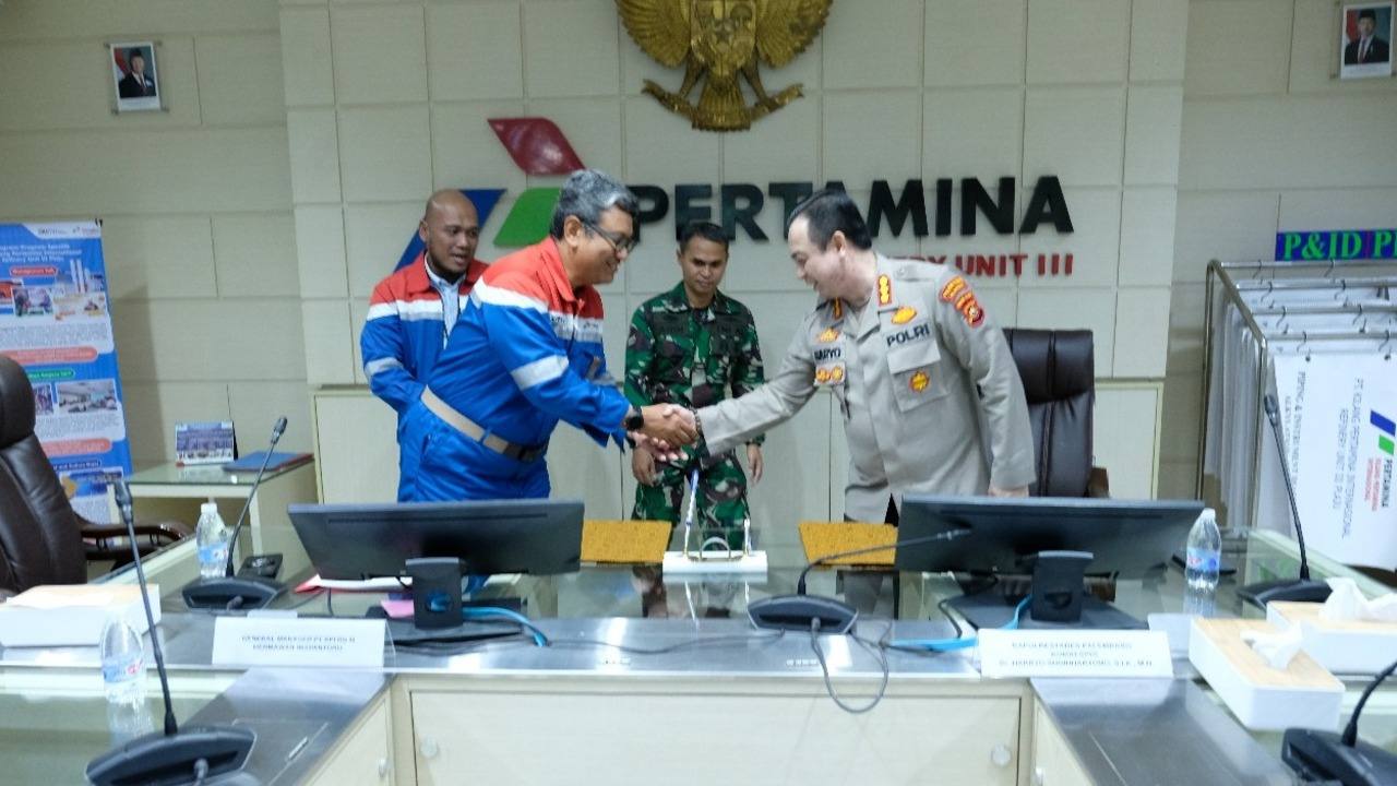 Wujudkan Ketahanan Energi Nasional, Kilang Pertamina Plaju & Polrestabes Palembang Tandatangani Kerjasama 