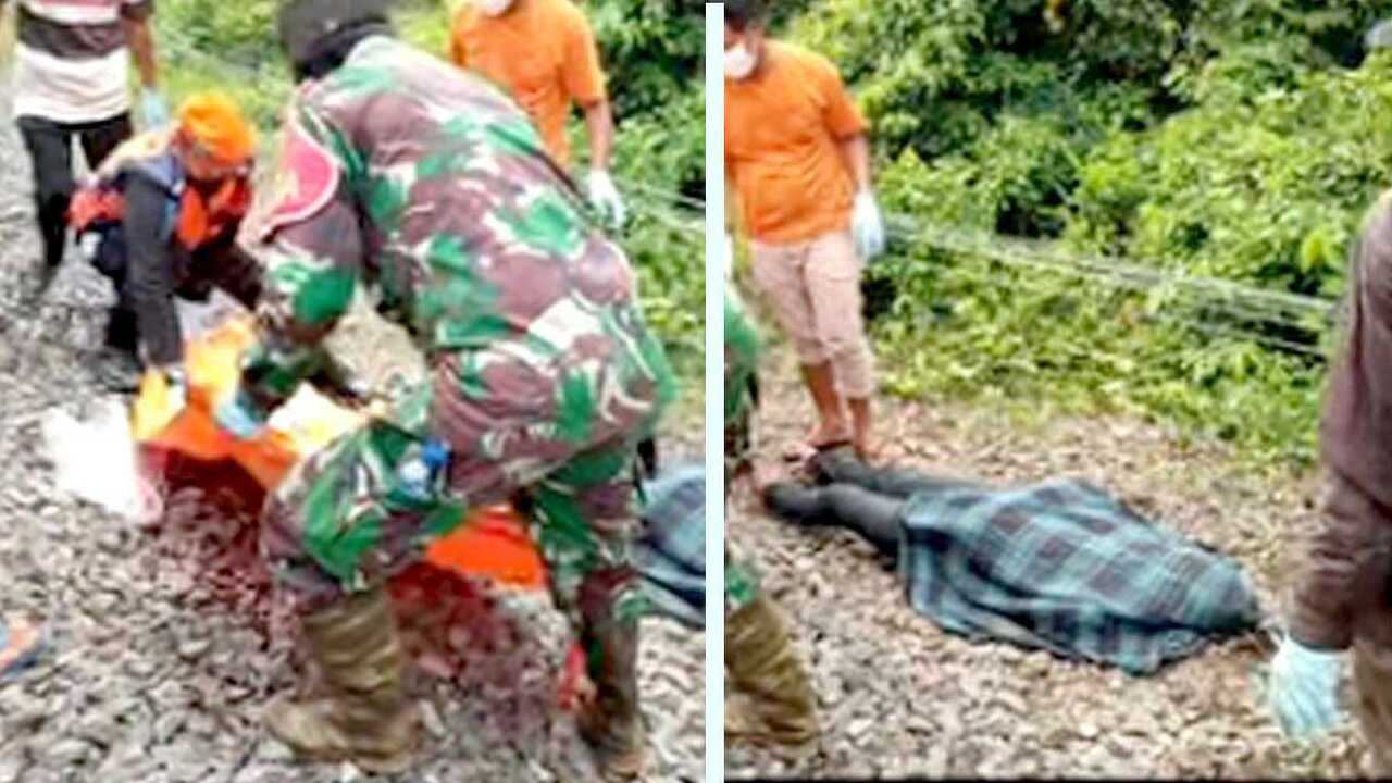 Mayat Pria Ditemukan di Peninjauan OKU Dekat Rel Kereta, Diduga Terserempet Kereta Api
