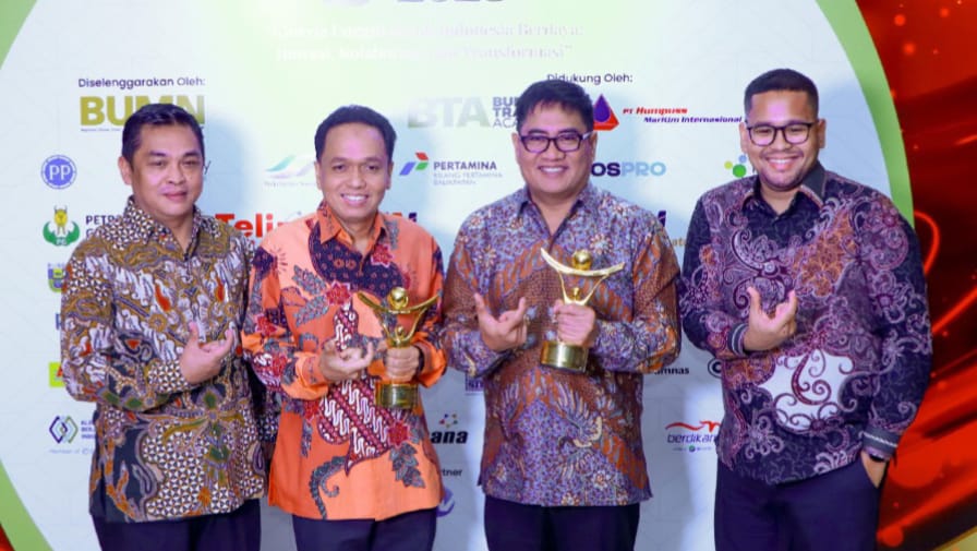 Komitmen Jalankan Transformasi Digital, Pusri Raih 2 Penghargaan pada Anugerah BUMN 2025