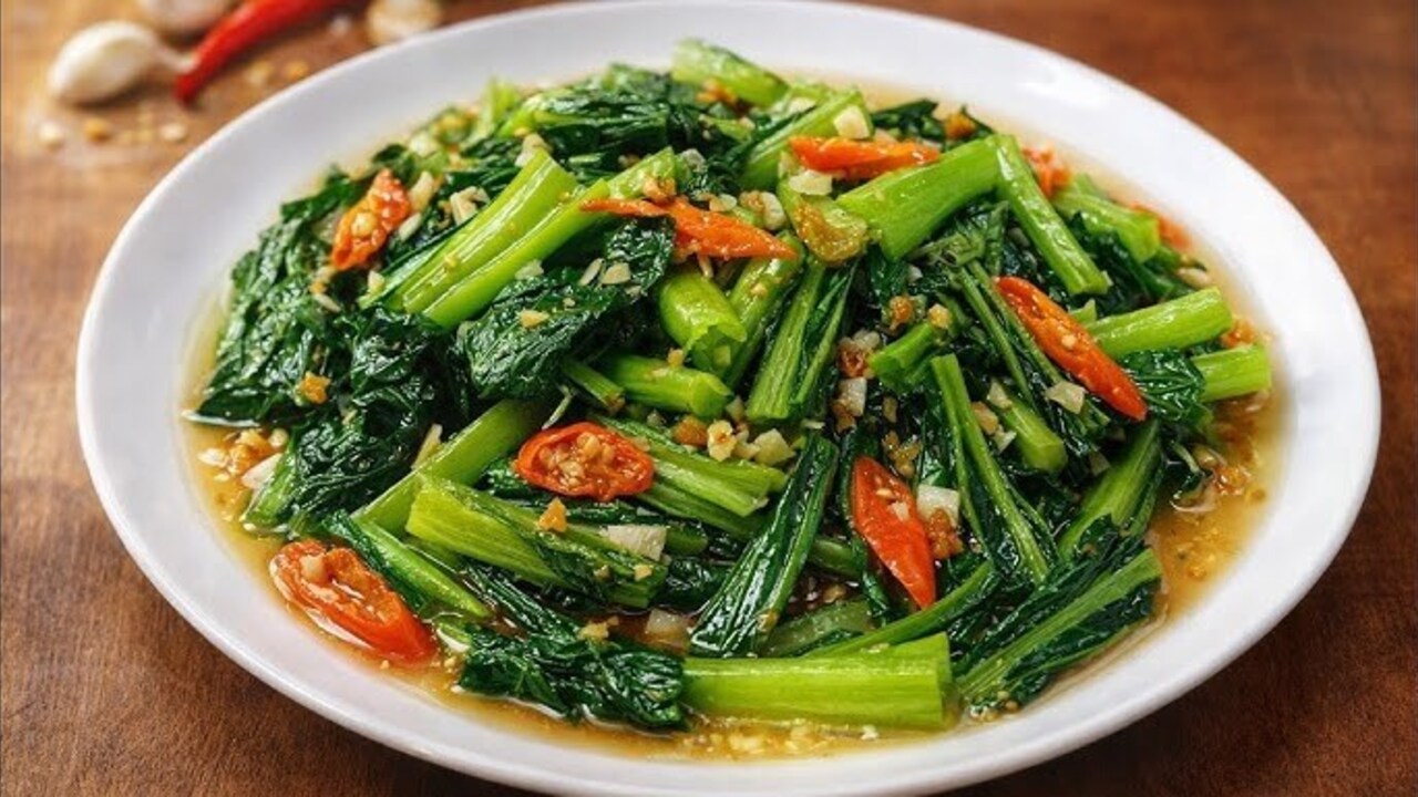 Sensasi Segar dan Bergizi, Tumis Caisim Sawi Hijau yang Menggugah Selera