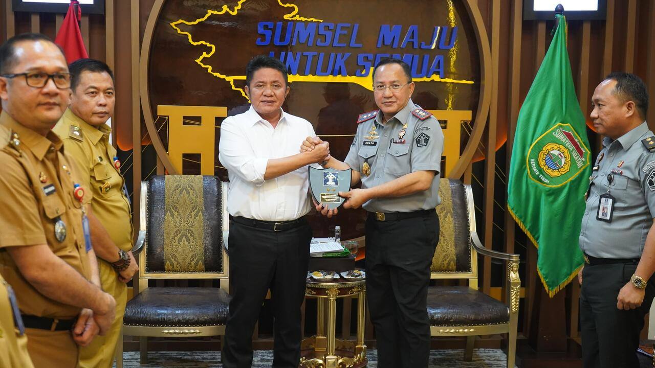 Percepat Pembentukan Posbankum dan Koperasi Merah Putih, Kakanwil Kemenkum Sumsel Audiensi dengan Gubernur