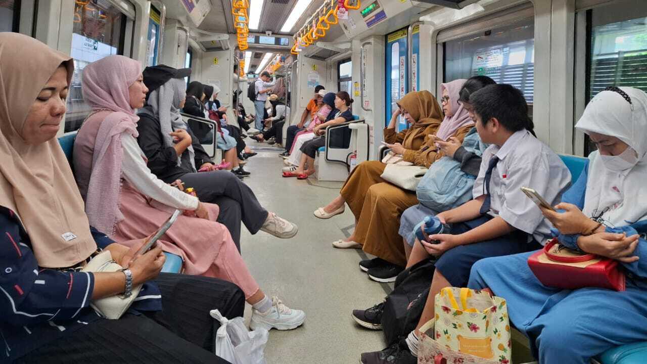 Hampir 20 Ribu Penumpang Gunakan LRT Sumsel Selama Libur Idul Adha 1447 H