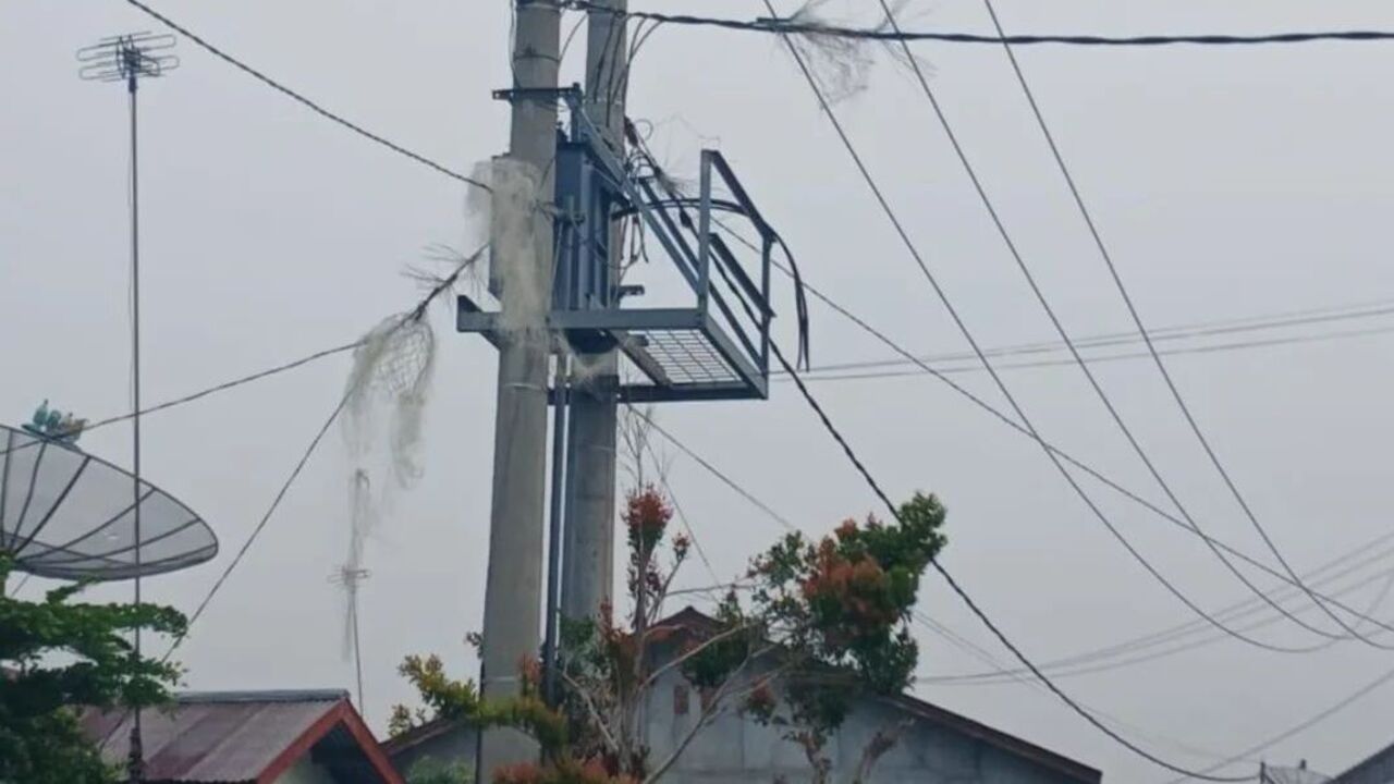 Semakin Nekat dan Meresahkan, Kawanan Pencuri di Prabumulih Gasak Trafo dan Kabel yang Terpasang di Tiang PLN 