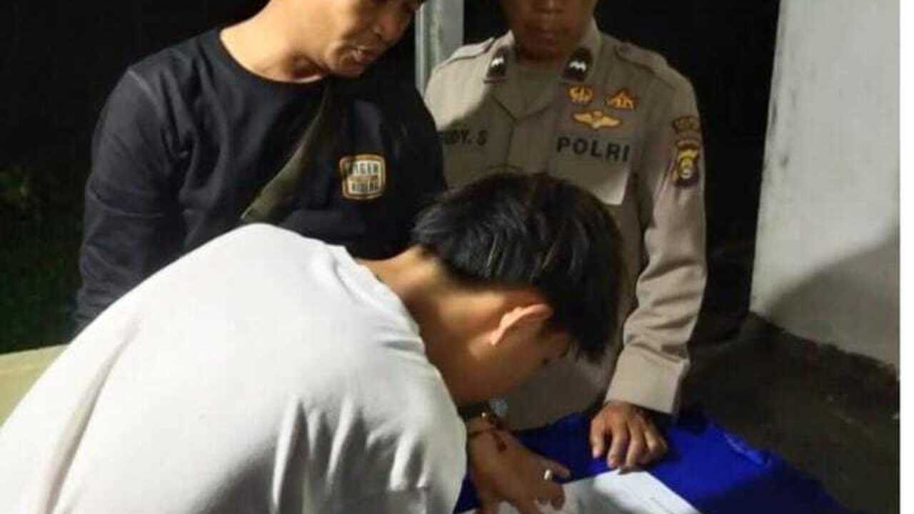 Polsek Tanjung Batu Amankan 12 Remaja Pengisap Lem Aibon Saat Warga Gelar Solat Taraweh