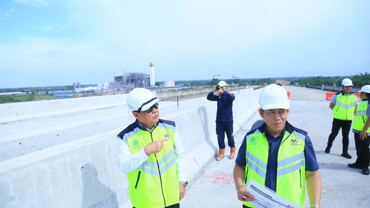 Wagub Cik Ujang Optimistis Jembatan Musi V Fungsional Saat Mudik Lebaran 2026