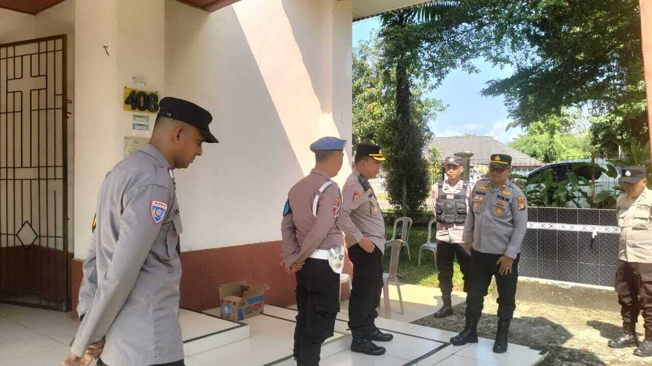 Perayaan Kenaikan Isa Almasih di Kota Prabumulih Berjalan Lancar, Polres Prabumulih Kerahkan 131 Personel