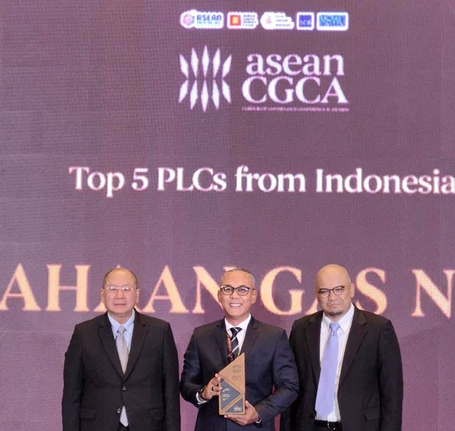 PGN Raih ASEAN CGCA 2025 dan Masuk 5 Jajaran Perusahaan Terbuka Penerapan GCG Terbaik di Indonesia