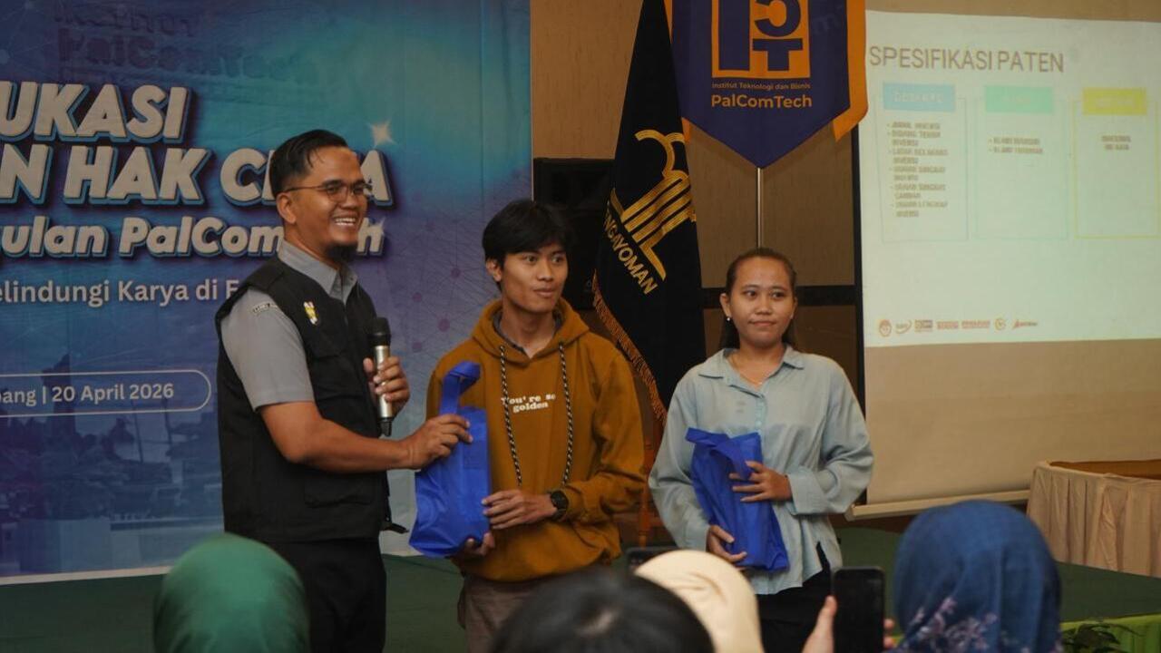 Kemenkum Sumsel dan Palcomtech Perkuat Ekosistem Inovasi Melalui Edukasi Paten dan Hak Cipta