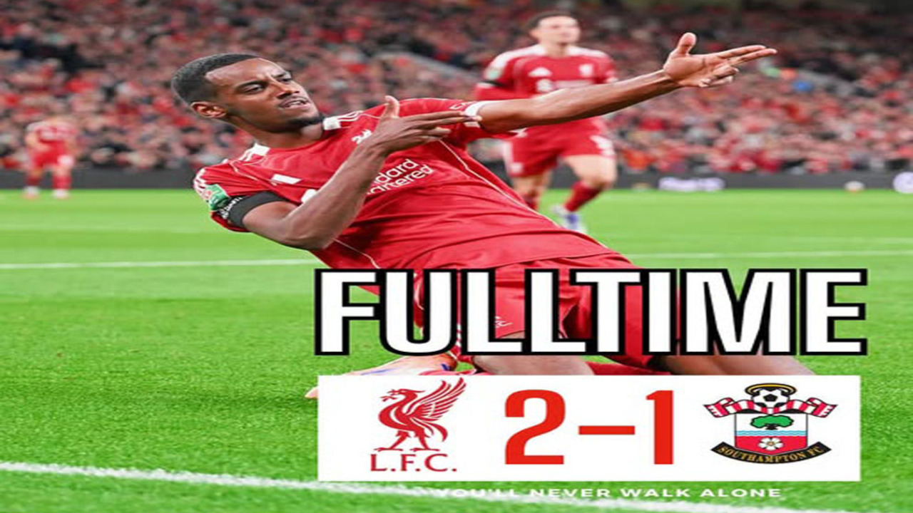 Liverpool Singkirkan Southampton 2-1 di Carabao Cup